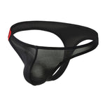 4 Pack Men's Low-Rise Moisture-Wicking Odor-Control Comfort Thongs