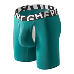 2 Pack Men's Long-Leg Anti-Chafing Performance Boxer Briefs