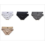 2 Pack Men's Low-Rise Sexy Side-Opening Briefs
