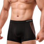 Men's Sexy Mid-Rise Comfy Waistband Silky Touch Sporty Cut Cooling Airflow Trunks
