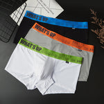 3-pack Men's Ice Silk Solid Color Breathable Briefs