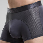 3 Pack Men's Ice Silk Sports Breathable Boxer Briefs