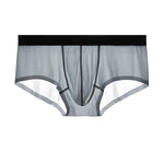 4 Pack Men's Moisture-Wicking Ice Silk Breathable Stretch Fit Trunks