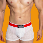 3 Pack Men's Lace Mesh Quick-Drying Breathable Solid Color Trunks