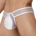 2 Pack Men's Sexy See-Through Triangle Y-Shaped Sleep Briefs
