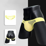 2 Pack Men's No-Waistband Jockstrap with Textured Pattern