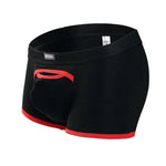 2 Pack Men's Premium Soft Cotton Breathable Pouch Solid Color Supportive Trunks