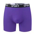 5 Pack Men's Moisture-Wicking Anti-Chafing Sporty Cut Stay-Put Fit Comfort Boxers Briefs