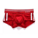 Men's Slim-Fit Cotton Trunks - Low Rise & Lifting Support