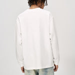 Men's Vintage Soft Pure Cotton Long Sleeve Oversized Relaxed-Fit Loungewear Tops