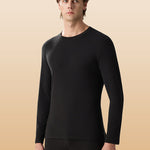 Men's Ultra-Soft Modal Second-Skin Warm-Touch Solid Color Cozy Thermal Sets