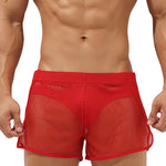 Men’s Sexy See Through Mesh Boxer Shorts