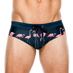 Men's Printed Low Rise Swim Briefs