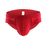 4 Pack Men's Solid Breathable Anti-Pinch Briefs