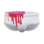 Graffiti Cushioned Men's Swimsuit Briefs