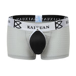 2 Pack Men's Detachable Boxer Briefs with Snap Closure and Contour Pouch