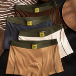 4 Pack Men's Soft Ribbed Textured Antibacterial & Breathable Trunks