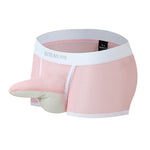 2 Pack Men's Comfy Waistband Separate Pouch & Breathable Mesh Trunks