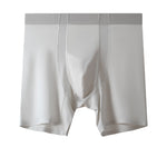 2 Pack Men's Anti-Chafing Modal No-Ride-Up & Roll-Free Design Boxer Briefs