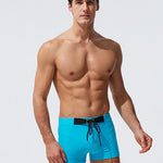 Men's Moisture-Wicking Lining Sporty Cut Stay-Put Fit Swim Shorts & Trunks