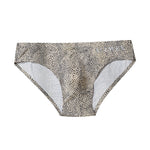4 Pack Men's U-Pouch Leopard Print Sexy & Contour Fit Briefs