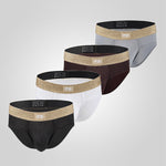 3 Pack Men's Quick-Dry Highly Elastic Briefs