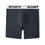 6 Pack Men's High-Rise Anti-Chafing Running Lightweight Boxer Briefs