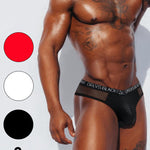 2-Pack Breathable Low Waist U-Convex Semi-Transparent Men's Briefs