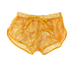 2 Pack Men's Breathable See-Through Hollow Design Loose-Fit Activewear Tops & Shorts