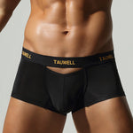 2 Pack Men's Soft Touch Mid-Rise Cooling Minimalist Design Trunks