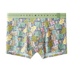 3 Pack Men's Mid-Rise Stay-Put Fit Skin-Friendly Breathable Briefs & Trunks