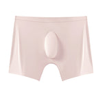 4 Pack Men's Seamless Ice Silk Quick-Dry U-Pouch Cooling Touch Boxer Briefs