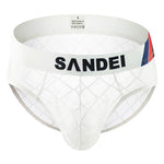 3 Pack Men's Low-Rise Lace Sexy Mesh Briefs And Thongs