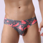 2 Pack Men's Camo Print U-Pouch Briefs