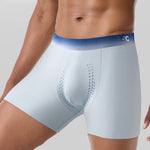 4-pack Men's Anti-Chafing & Gusset Protection Ice Silk Midway Briefs