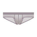 3 Pack Men's Seamless Comfort Second-Skin Feel Fabric Briefs