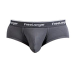FreeLonger Men's Comfy Separate Support Pouch Briefs