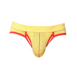 2 Pack Men's Breathable Side-Open Thin and Lightweight Supportive Fit Briefs