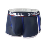 3 Pack Men's Mid-Rise Ice Silk Mesh Trunks