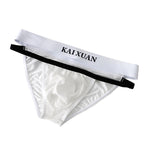 3 Pack Men's Sexy High-Cut 3D U-Pouch & Breathable Bikini