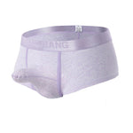 3 Pack Men's Cotton 3D Dual Pouch Low Rise Breathable Briefs