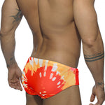 Men's Bold Prints Antibacterial Low-Rise Swim Briefs