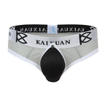 2 Pack Men's Breathable Mesh Removable U-Shaped Pocket Thongs