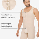 Men’s Abdomen Body Shaper Legs Control Bodysuit