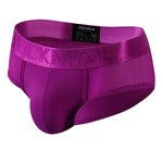Men's Solid Color Mesh Breathable Sports Fitness Briefs