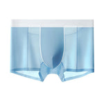 4 Pack Men's Sporty & Breathable Seamless Ice Silk Smooth Trunks