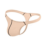 3 Pack Men's Low-Rise U-Pouch & Thin Edging Sporty Cut Thongs