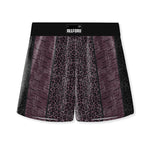 3 Pack Men's Patchwork Leopard Print Cooling Ice Silk Home Shorts