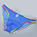 3-pack Men's Ultra-sheer Rainbow-edge Mesh Briefs
