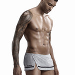 Men's Stylish Homewear Cotton Toweling Side Slit Shorts